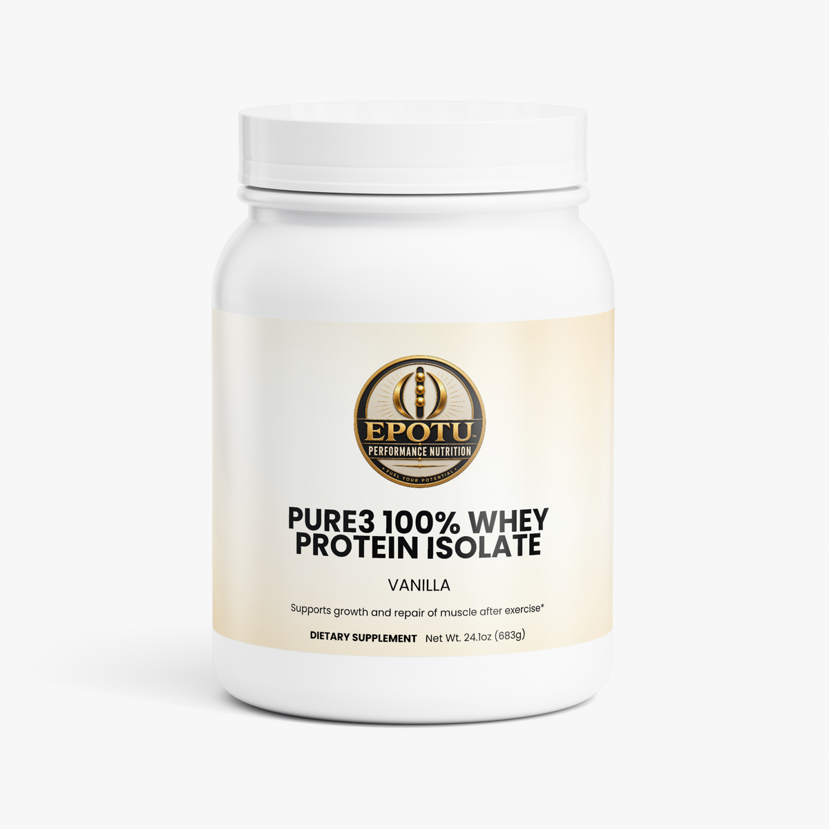 Pure3 100% Whey Protein Isolate (Vanilla)