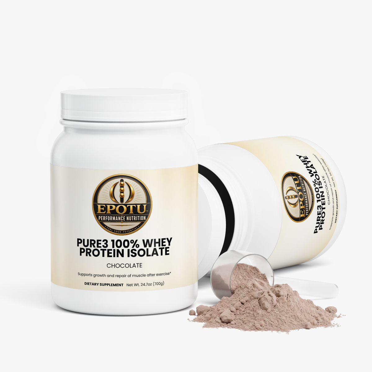 Pure3 100% Whey Protein Isolate (Chocolate)