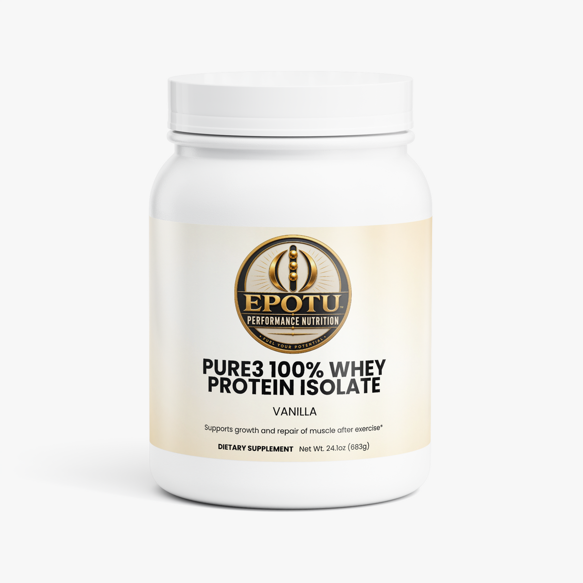 Pure3 100% Whey Protein Isolate (Vanilla)